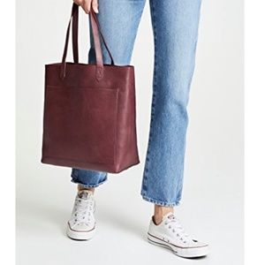 Madewell Medium Transport Tote in Dark Cabernet